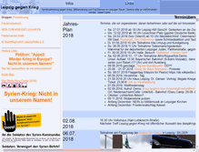 Tablet Screenshot of leipzig-gegen-krieg.de